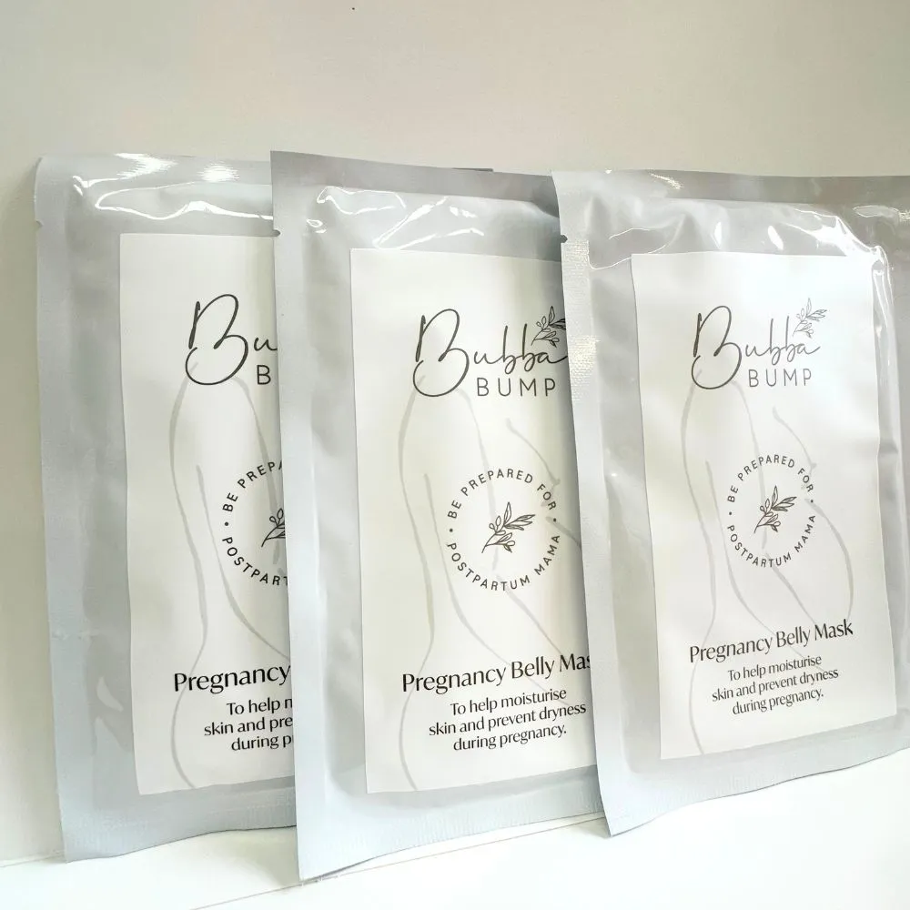 3 pack Organic Pregnancy Belly Mask