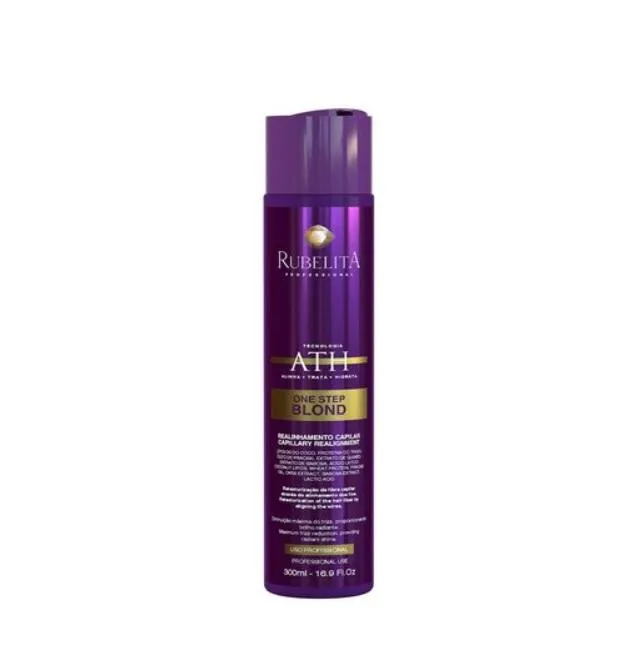 ATH One Step Blond Smoothing Moisturizing Organic Progressive 300ml - Rubelita