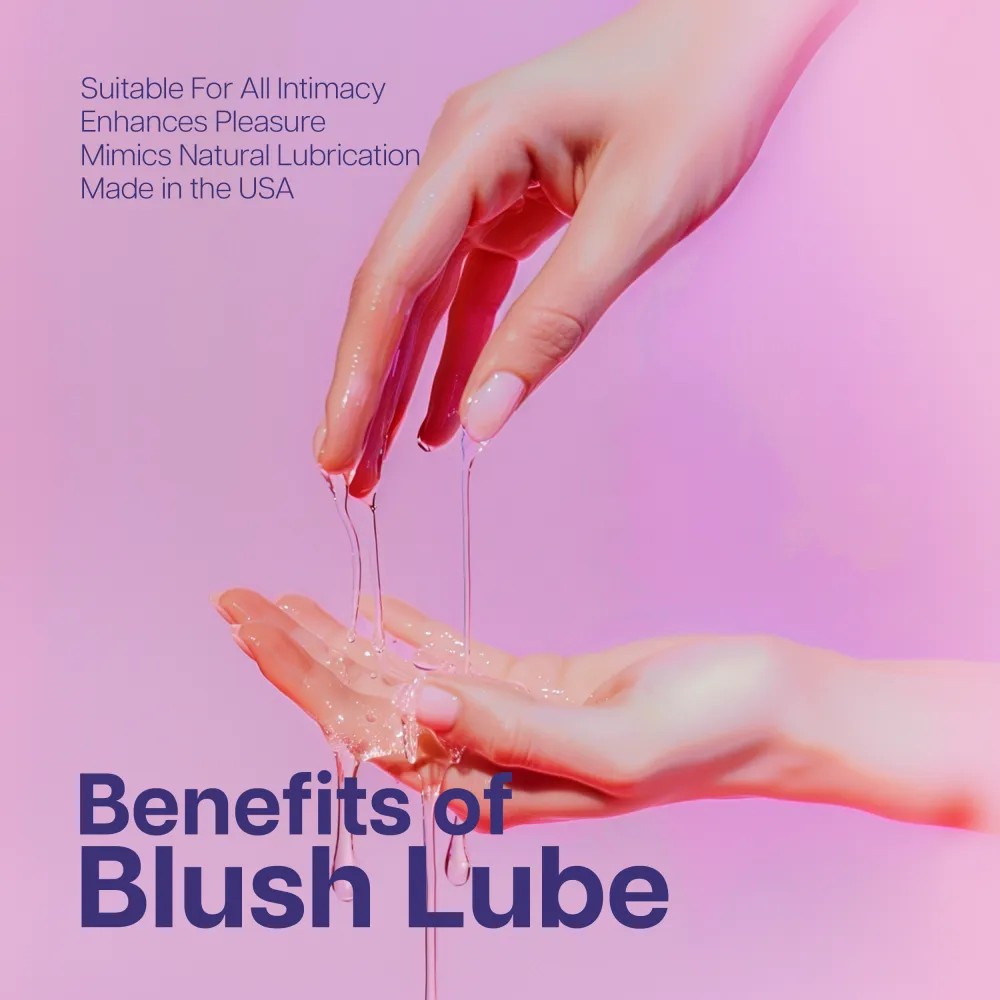 Blush Lube | Water-Based Personal Lubricant 100% Body-Safe, Sensitive Formula with Natural Ingredients (2.0 Fl. Oz)