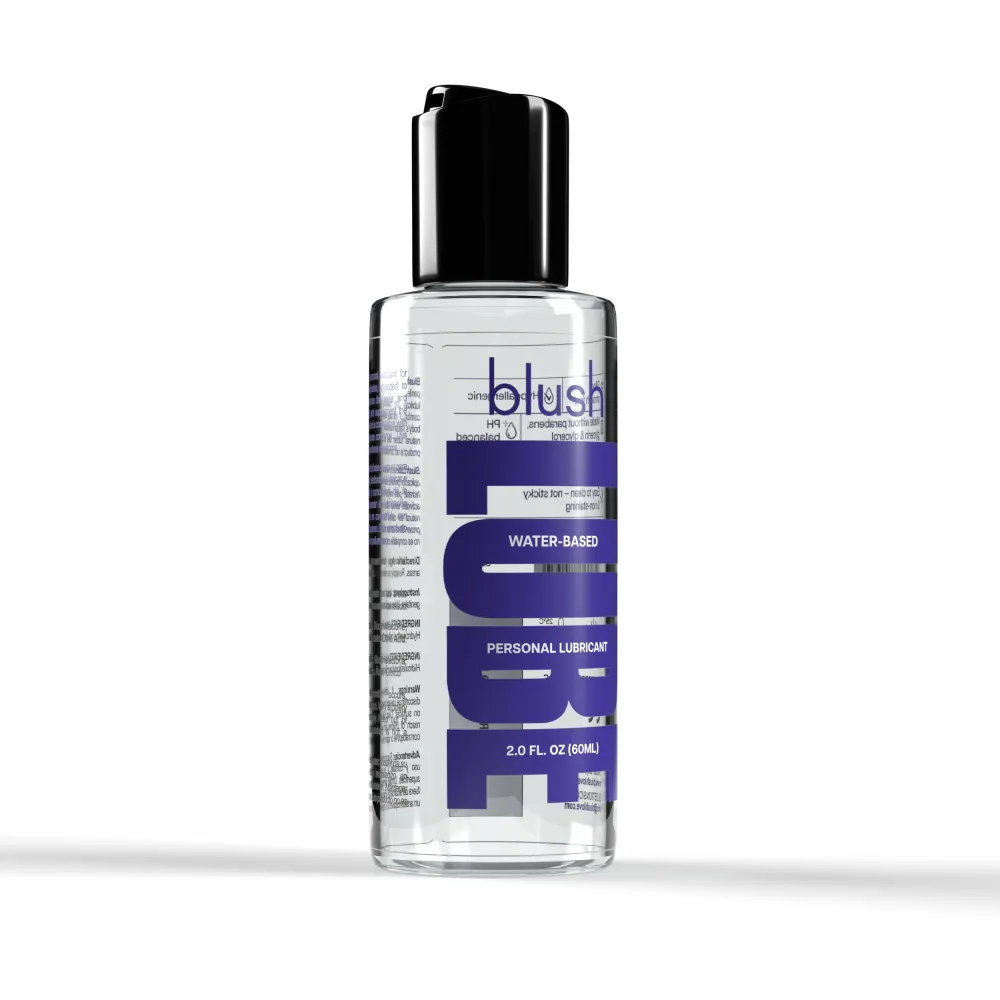 Blush Lube | Water-Based Personal Lubricant 100% Body-Safe, Sensitive Formula with Natural Ingredients (2.0 Fl. Oz)