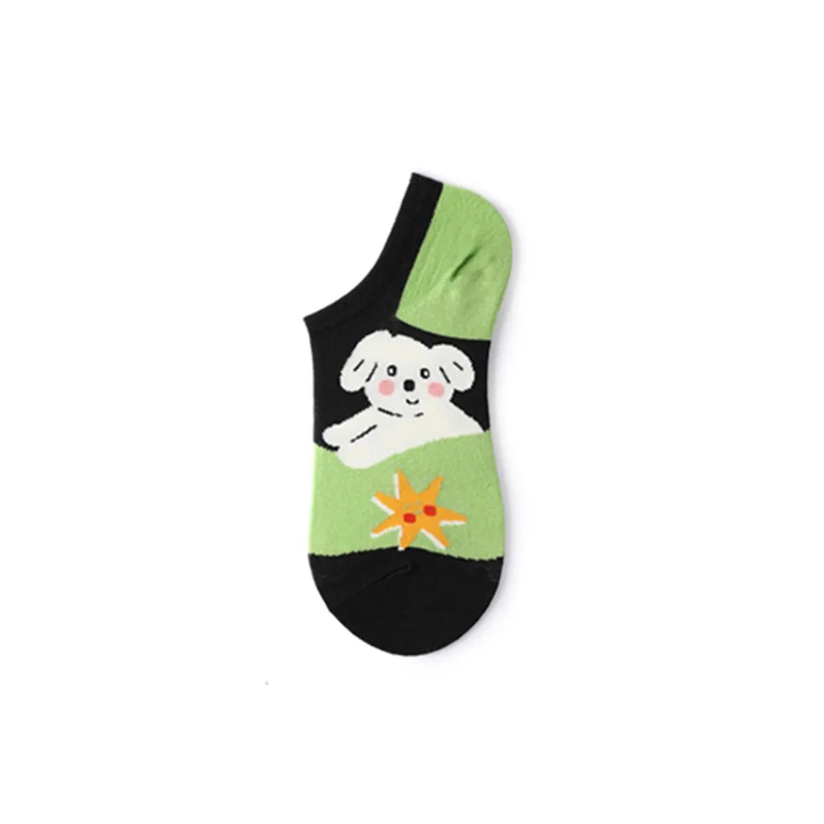 Cartoon Animals Summer Women 5pcs Ankle Socks Set