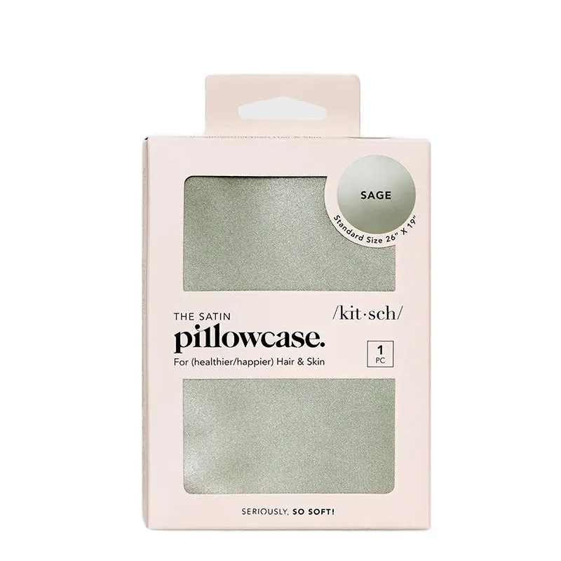 KITSCH | Satin Pillowcase - Sage