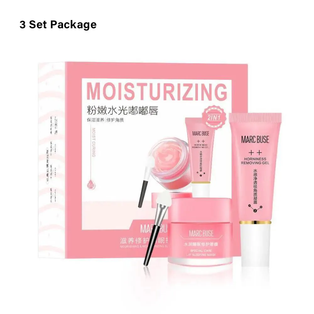 Lip Care Set Gel and  Mask - 3 Set