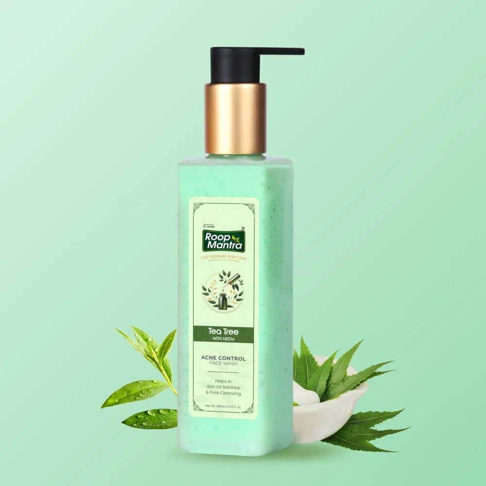 Roop Mantra Tea Tree Acne Control Face Wash - 200ml