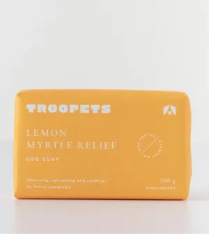 Troopets Essential Oil Dog Soap (Lemon Myrtle Relief)