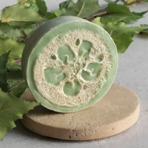 Washpool Supply Co. Rosemary Double Mint Loofah Soap